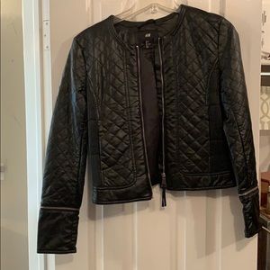 H&M faux leather Moto jacket